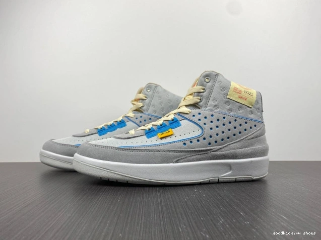 Retro DN3802-001 Jordan 2 Fog Grey Union 0710